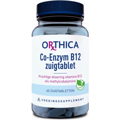 Gratis Verzending: 2x Orthica Co-Enzym B12 60 zuigtabletten