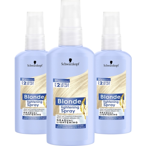 3x Schwarzkopf Blonde Blondspray super