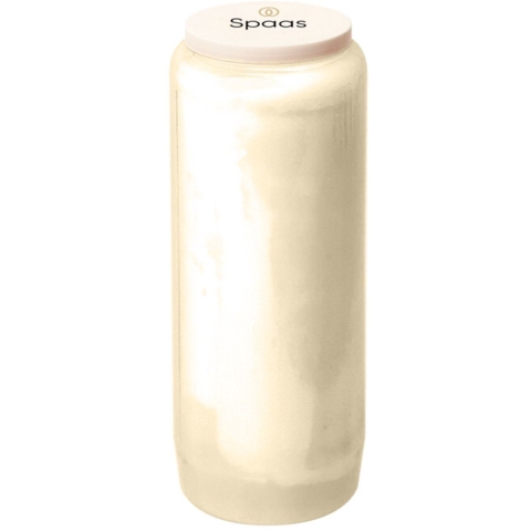 20x SPAAS Noveenkaars 9 Dagen Wit