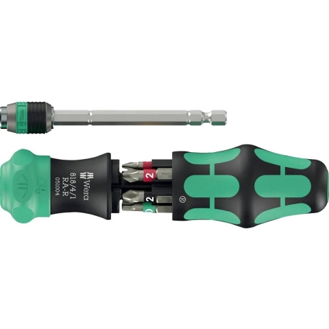 Wera 05051513001 Kraftform Kompakt 20 RA-R Bitschroevendraaier - 6 In 1 Multi-bit - Met Ratelfunctie