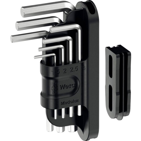 Wera 05049003001 7-delige Tool-Check Modular Hex-Plus 1 Inbussleutelset