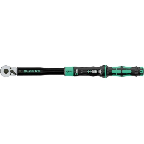 Wera 05075692001 Click-Torque Lock C 3 Draaimomentsleutel Met Omschakelbare Ratel - 40-200 Nm - 1/2"