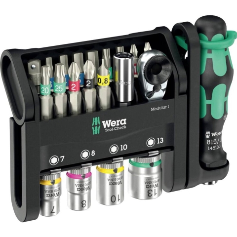 Wera 05049000001 Tool-Check Modular 1 Gereedschapset In Tool-Check - 21‑delig