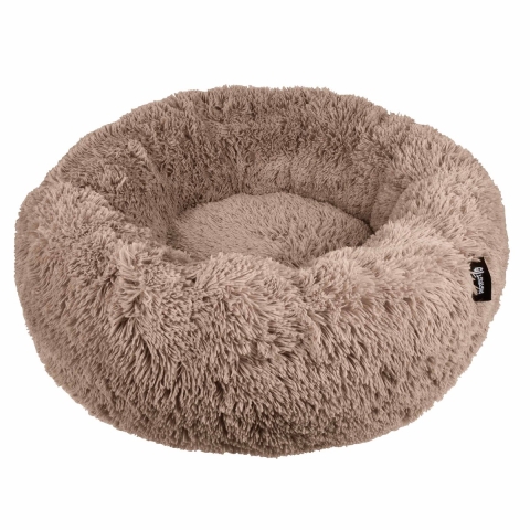 District 70 FUZZ Donut Hondenmand– Mocca - Large Ø 80 cm