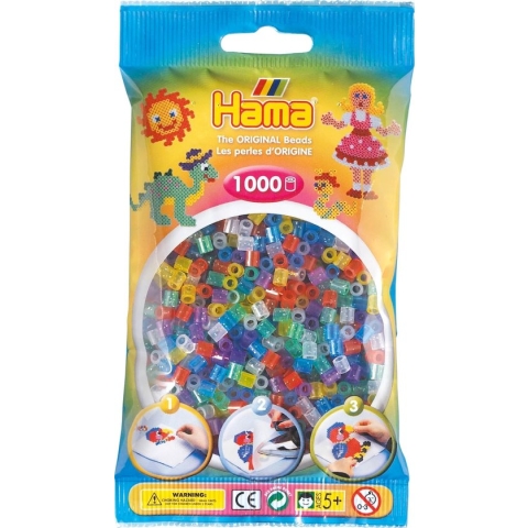 Strijkkralen 1000 Stuks Glitter  Hama