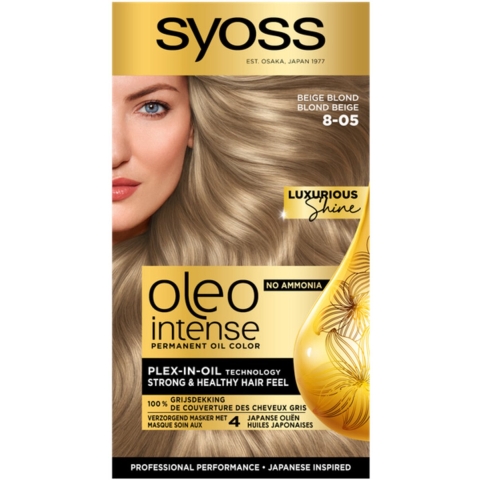 3x Syoss Color Oleo Intense 8-05 Beige Blond