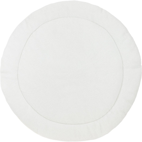 Boxkleed Meyco Rond 95cm Bouclé Off White
