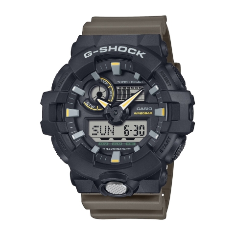 Casio G-Shock GA-710TU-1A3ER Horloge - Kunststof - Groen -Ø 50 mm
