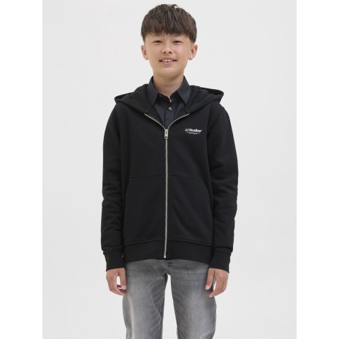 Jack & Jones Cardigan - Noos - JjeSoho - Zwart m. Logo - Jack & Jones - 8 jaar (128) - Cardigan