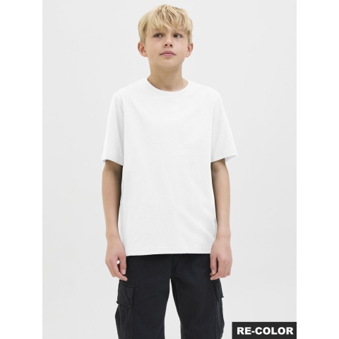Jack & Jones T-Shirt - Noos - JjeSoho - Wit m. Logo - Jack & Jones - 12 jaar (152) - T-Shirt