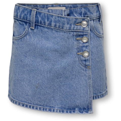 Kids Only Rok - Noos - KogJenny - Medium+ Blue Denim - Kids Only - 9 jaar (134) - Rok