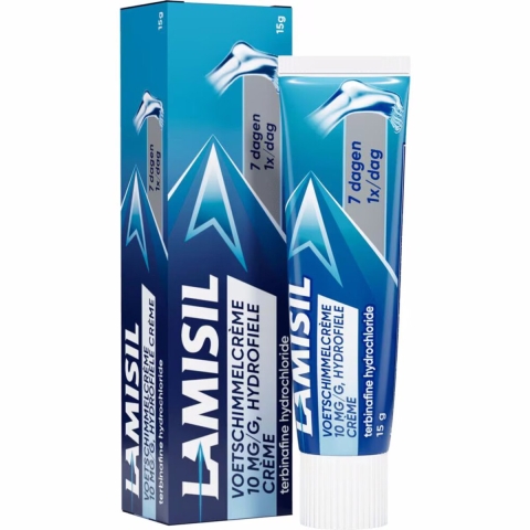 2x Lamisil Voetschimmelcrème Terbinafinehydrochloride 10 mg/g 15 gr
