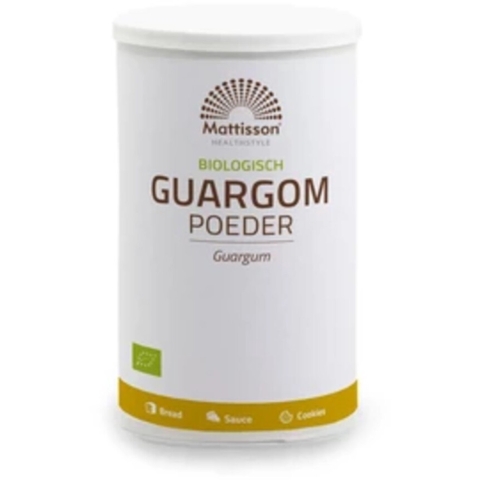 Gratis Verzending: 2x Mattisson GuarGom Poeder Biologisch 275 gr