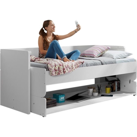 Kinderbed Denver Bureaubed Wit 90x200