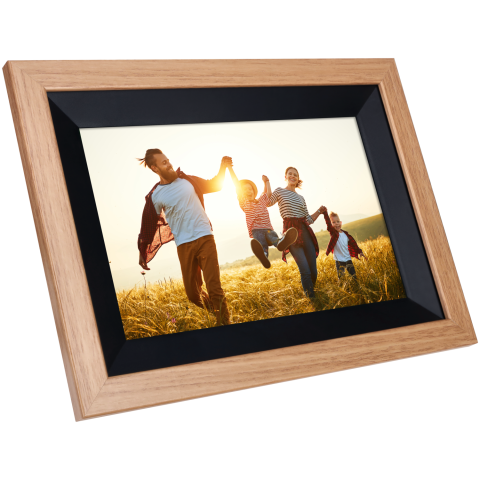 Rollei Smart Frame Wifi 105 Wooden Br Digitale Fotolijst