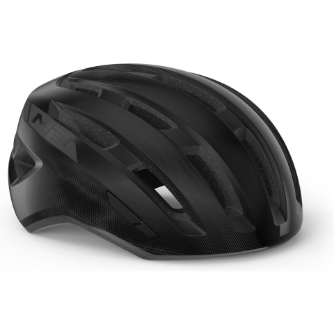 MET Miles Fietshelm Mannen&Vrouwen– Fietshelm Stadsfiets Volwassenen – E-Bike – Trekking – Maat S/M (52-58cm) – Black Glossy (Zwart)