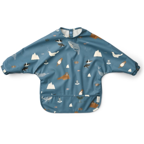 Liewood Slabbetjes - Merle - Arctic Sea/Ocean Weergave - Liewood - OneSize - Slabbetjes