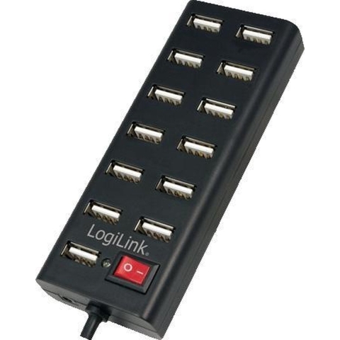 LogiLink UA0126 USB hub 13 poorten