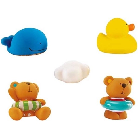 Hape Waterspuiters Teddy And Friends 5-delig