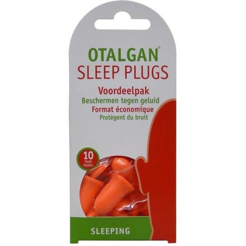 Otalgan Sleep Plugs Oordoppen - Oordopjes tegen geluidsoverlast - 10 paar