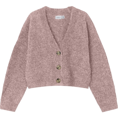 Name It Cardigan - Gebreid - Noos - NkfHolly - Deauville Mauve - Name It - 11-12 jaar (146-152) - Cardigan