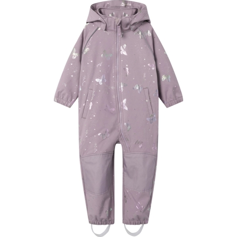 Name It Softshellpak m. Fleece - Noos - NmfAlfa08 - Elderberry - Name It - 2 jaar (92) - Softshell