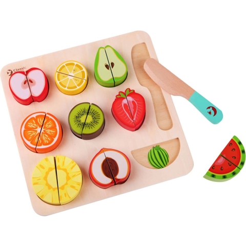 Classic World Houten Snijfruit Puzzel