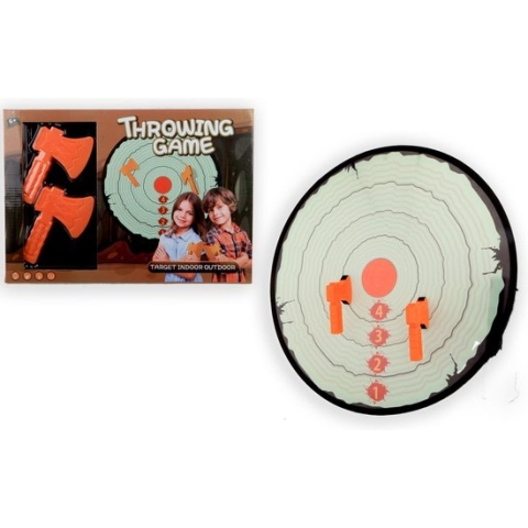 Dartset met bijlen bijlgooi set