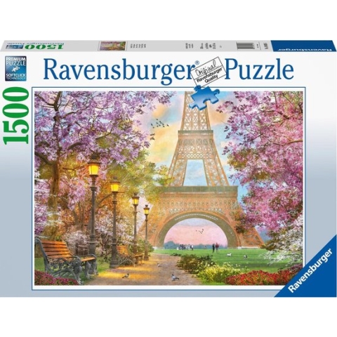 Ravensburger puzzel Verliefd in Parijs - Legpuzzel - 1500 stukjes