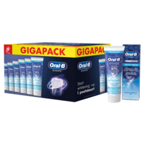 Oral-B Tandpasta 3D White Arctic Fresh 18 x 75 ml