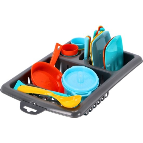 Afdruiprek met Servies