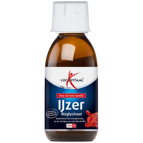 Gratis Verzending: 2x Lucovitaal IJzer Bisglycinaat 200 ml