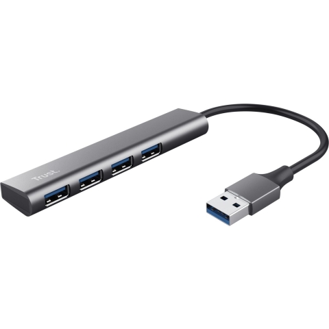 Trust Halyx- USB 3.2 Hub- 4 Ports - Mini - USB-A