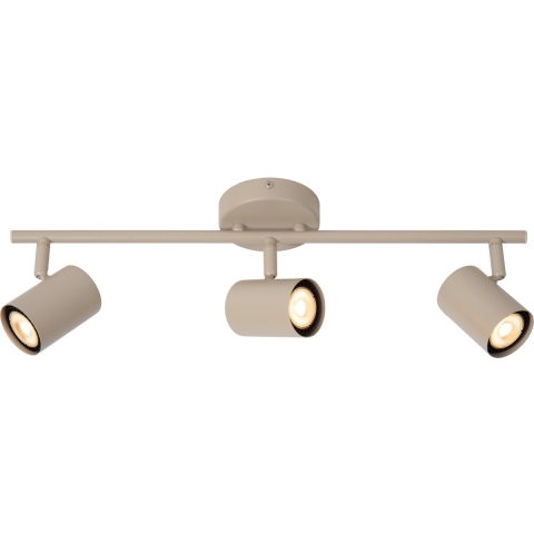 Lucide JOA Plafondspot (Plafondlamp) - 3xGU10 - Taupe,,
