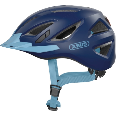 Abus Urban-I 3.0 - Fietshelm - LED-achterlicht en insectenbescherming - Core Blue L (56 - 61 cm)