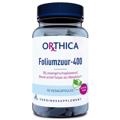 Gratis Verzending: 2x Orthica Foliumzuur-400 90 tabletten