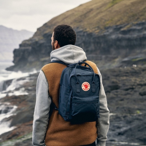 Fjällräven Kånken Laptop 17"- Rugzak - Gewatteerd laptopvak - Super Grey