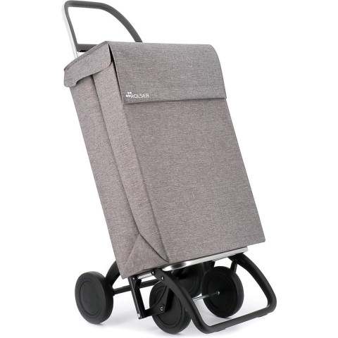 Rolser Jean Tweed - Boodschappentrolley - 4 Wielen - Grijs