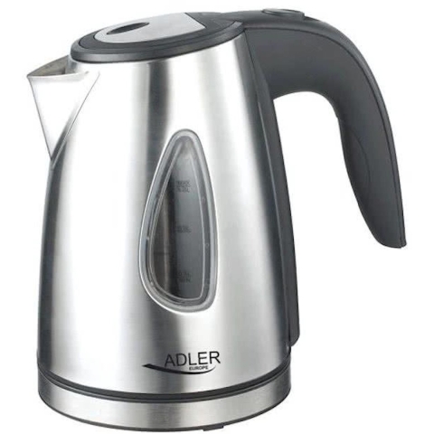 Adler AD 1203 - Elektrische waterkoker - Snoerloos - RVS - 1.0 L