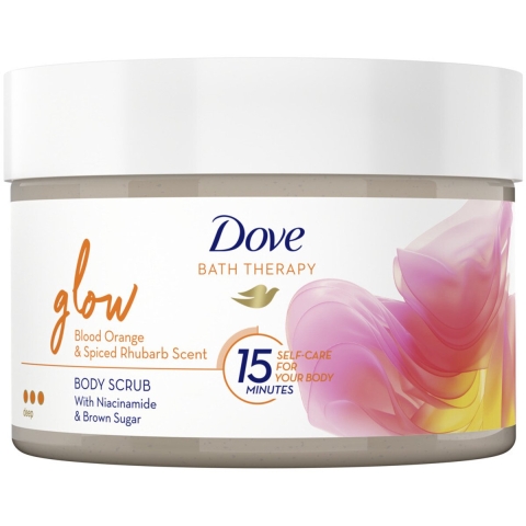 3x Dove Bath Therapy Glow Bodyscrub 295 ml