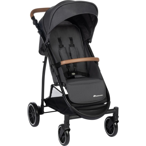 BebeConfort Ingenious - Compacte Stadskinderwagen - Vlakke ligstand vanaf geboorte tot 4 jaar - Mineral Graphite