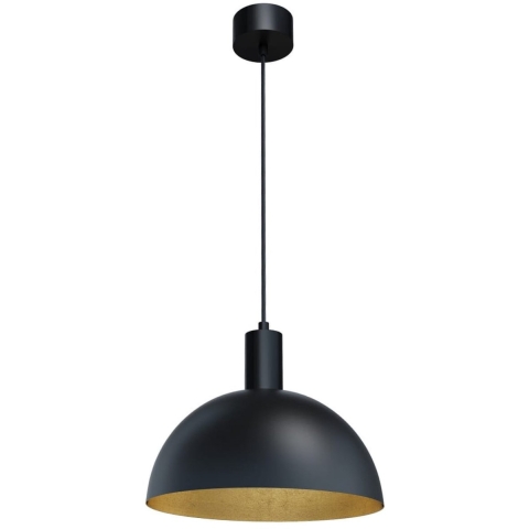 Maxlight Luisant - Hanglamp - Ø 30 X 150 Cm - Zwart En Goud