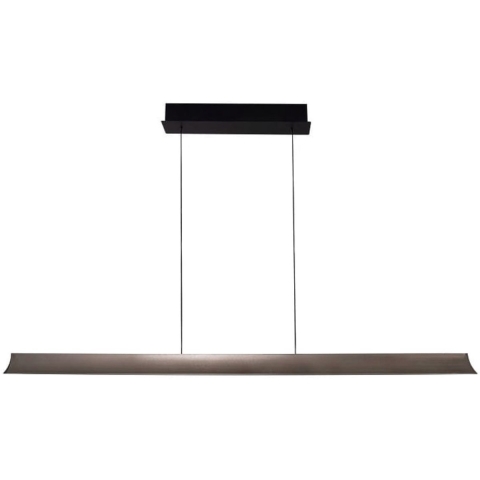 Maxlight Jo-Jo - Hanglamp - 124 X 6 X 195 Cm - 38W LED Incl. - 2700K-5500K - Grijs En Zwart