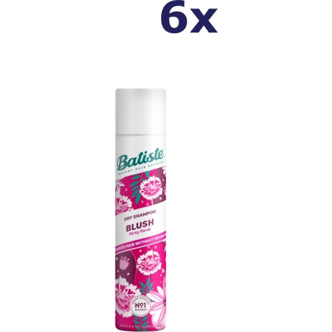 6x Batiste Droogshampoo Blush 200 ml