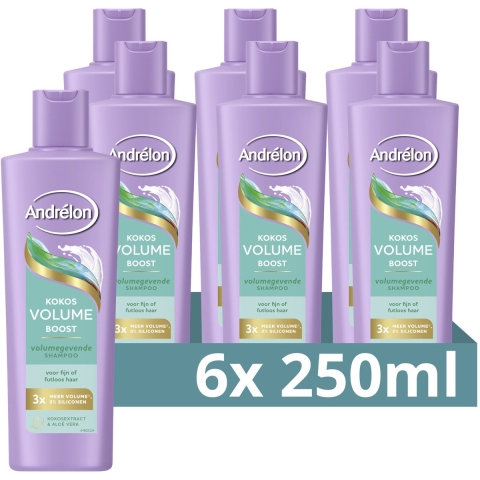 6x Andrelon Shampoo Volume Boost 300 ml