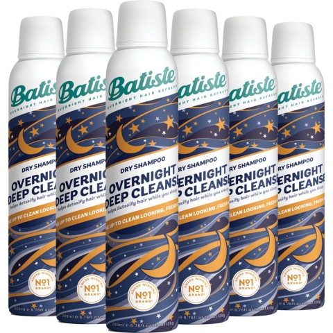 6x Batiste Droogshampoo Overnight Deep Cleanse 200 ml