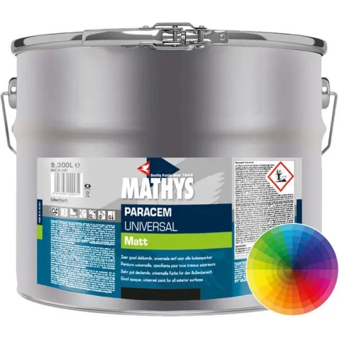 Mathys Paracem Universal - Op Kleur Gemengd - 10L