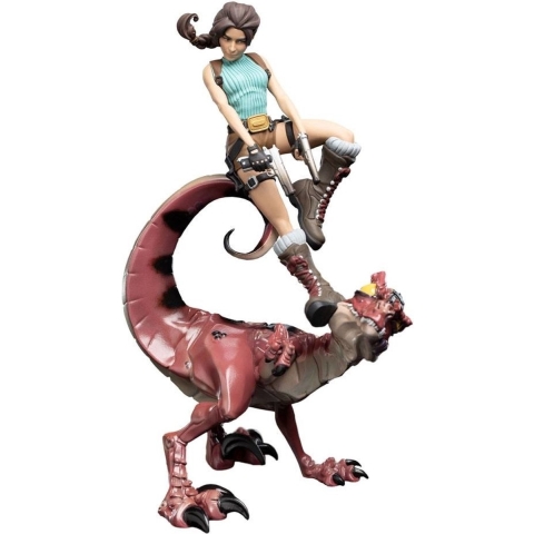 Tomb Raider Mini Epics Figure - Lara Croft & Raptor