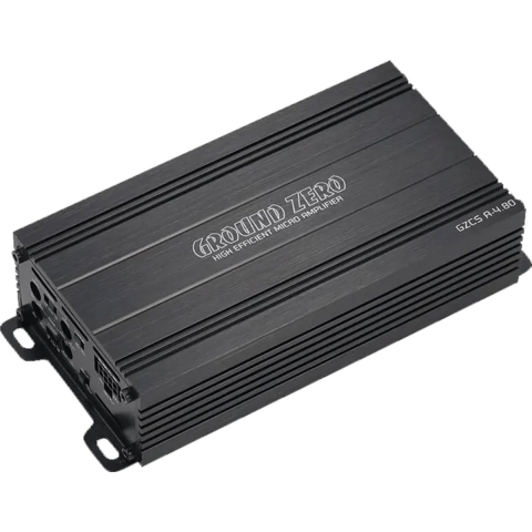Ground Zero GZCS A-4.80 - 4-kanaals 320W Klasse D MICRO Autoversterker