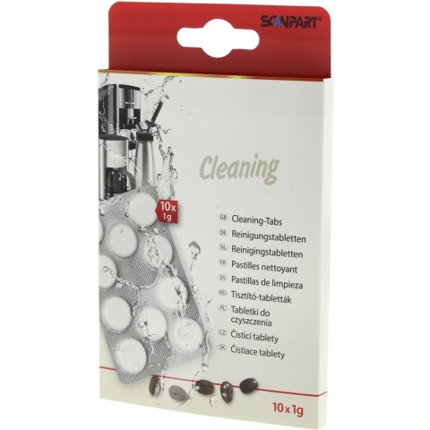 Scanpart reinigingstabletten koffiemachine - Geschikt voor Bosch Jura Krups Melitta Miele Philips Saeco Siemens - 10 stuks - Universeel